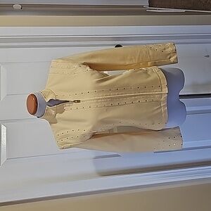St John Sport Yellow Jacket by Marie Gray Sz S EUC